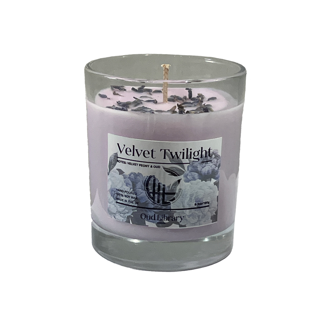 Velvet Twilight Candle | Velvet Peony & Oud